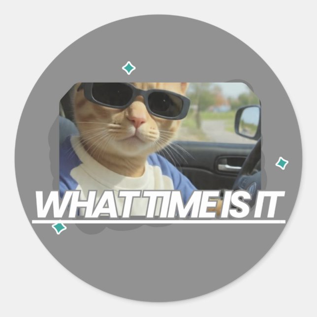 Tabby what is time sticker (Front)
