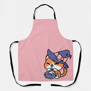 Tabby Witch Brew – Cute Halloween Cat Design Apron