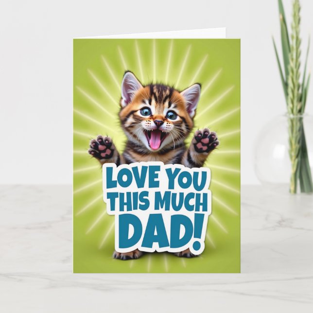 Tabbys Sweet Fathers Day Card (Front)
