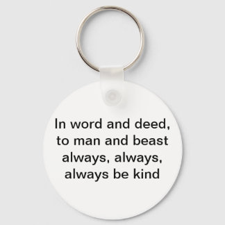 Tabethan Motto Keychain