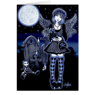 Tabitha Blue Moon Angel Card