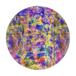 TABLA DE CORTAR , PASAPALERA , QUESOS, EN CRISTAL CUTTING BOARD