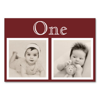 Table Age de la mariée Couleur personnalisée Numéro de t