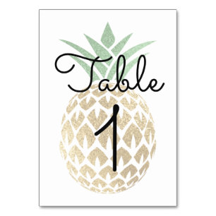 Table Ananas Aloha Tropical Numéro de tableau