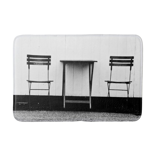 Table and chairs bath mat (Front)