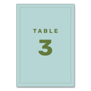 Table Bleu et vert Wes Anderson Numéro de tableau inspir