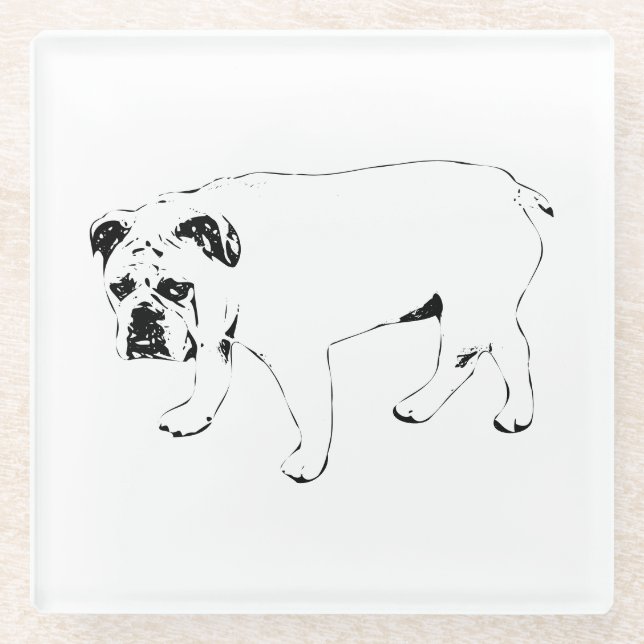 Table Buddy, Bulldog Coaster (Front)