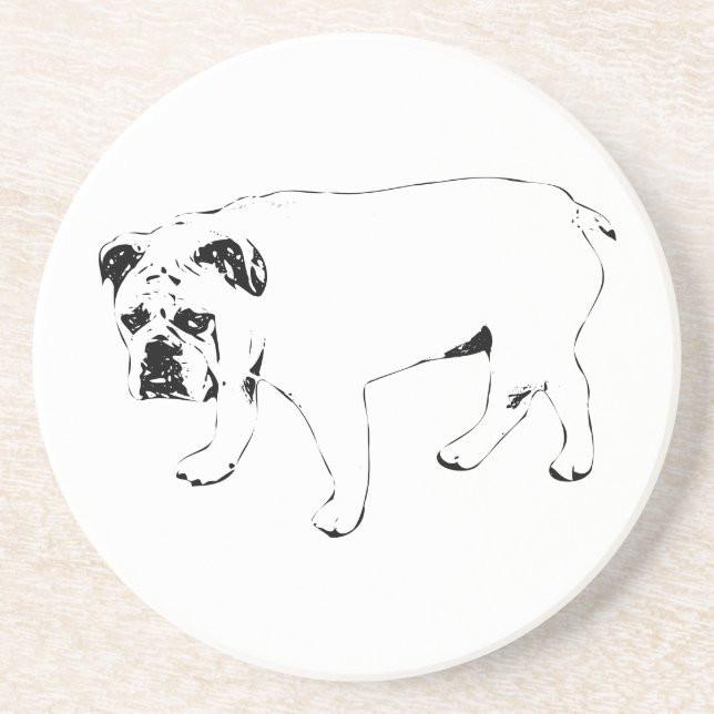 Table Buddy, Bulldog Coaster (Front)