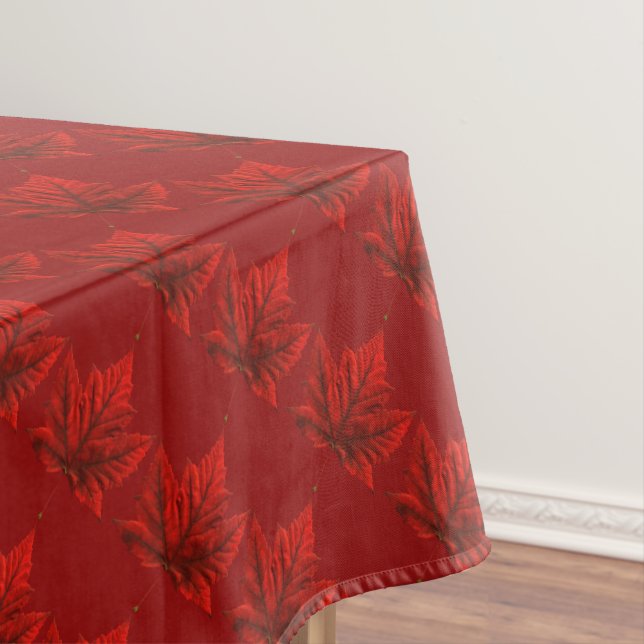 Table Canada Canada Nappe Feuille d'érable Canada (In Situ)