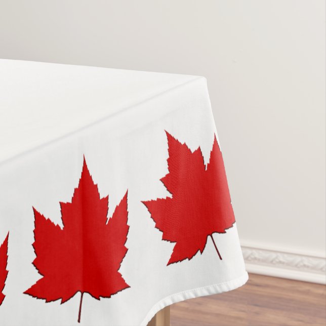 Table Canada Canada Nappe Feuille d'érable Canada (In Situ)