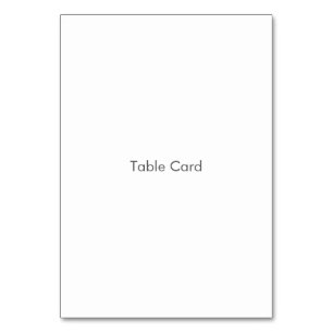 Table Card