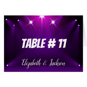 Table Card #11 - In the Spotlight Wedding / Party
