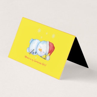 Table Cards for Christmas