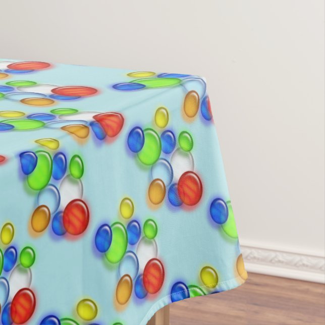 Table Cloth - Coloured Bubbles (In Situ)