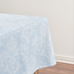 Table Cloth - Icy Blue Damask