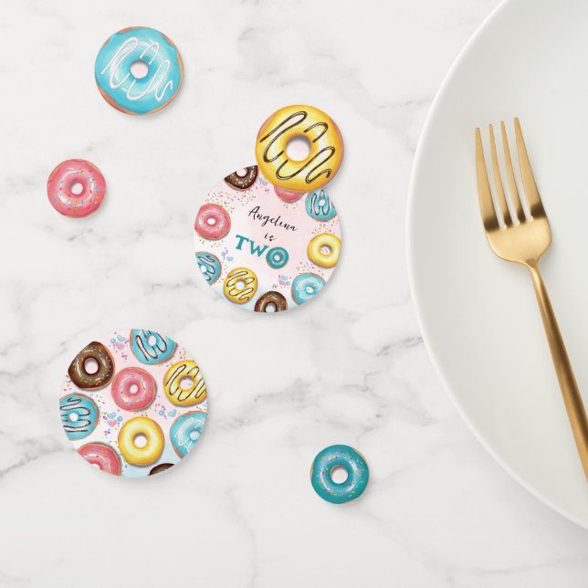 Table Confetti 2nd Birthday. (Group)