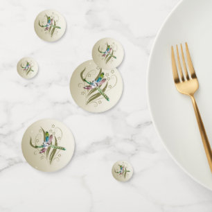 Table Confetti à Wedding shower de libellules bijo