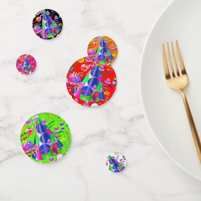Table Confetti Septembre, 9 Anniversaire (Groupe)