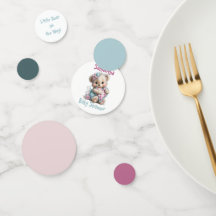 Table Confetti  Teddy Bear Baby Shower