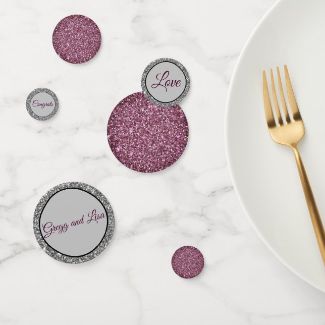 Table Confetti-Wedding Glitter Mix Confetti (Group)