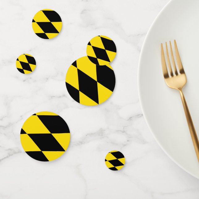 Table confetti with flag of Munich, Bavaria (Group)