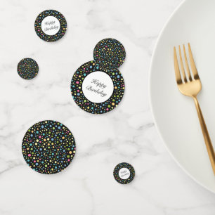 Table d'anniversaire Confetti