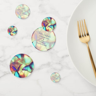 Table d'anniversaire papillon Confetti