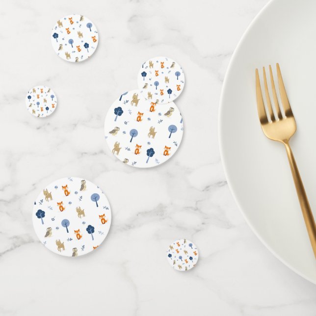 Table de Baby shower de bois Confetti (Groupe)