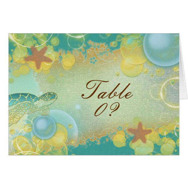 Table de ~ de thème de mariage de plage posant le (Devant horizontal)