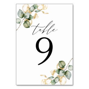 Table de verdure numéro 9