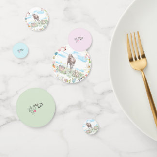 Table decoration, Confetti Easter decoration