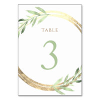 fausse feuille et feuilles verts Numéro de tableau