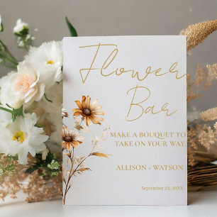 Table Fleur sauvage Flower bar signe fleur de douche nup