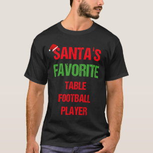 Table Football Player Funny Pajama Christmas Gift  T-Shirt