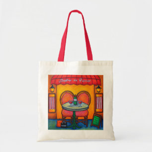 "Table for Two in Paris" Tote Bag