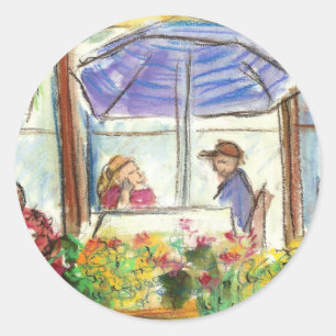 Table for Two Sticker (Pike Place Seattle)