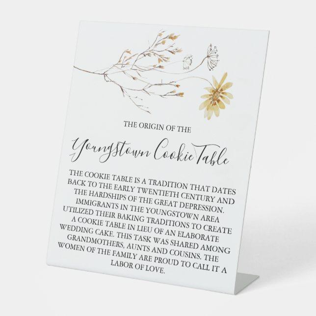 TABLE JEUNE MARIAGE DE SIGNE DE TABLEAU DE COOKIE (Recto)