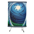 Lampe de lune - Ascendant, oiseaux noirs