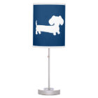 Lampe de marine + Dachshund blanc
