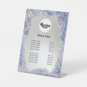Table Logo Séquence de sirène Liste des prix Signe de pi