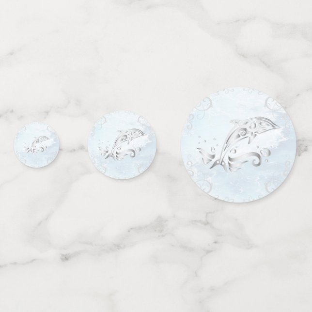 Table Mariage Dolphin Argent Confetti (Devant)