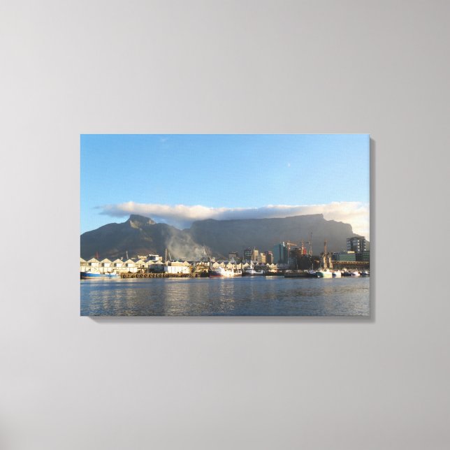 Table Mountain, Afrique du Sud, Impression de toil (Recto)