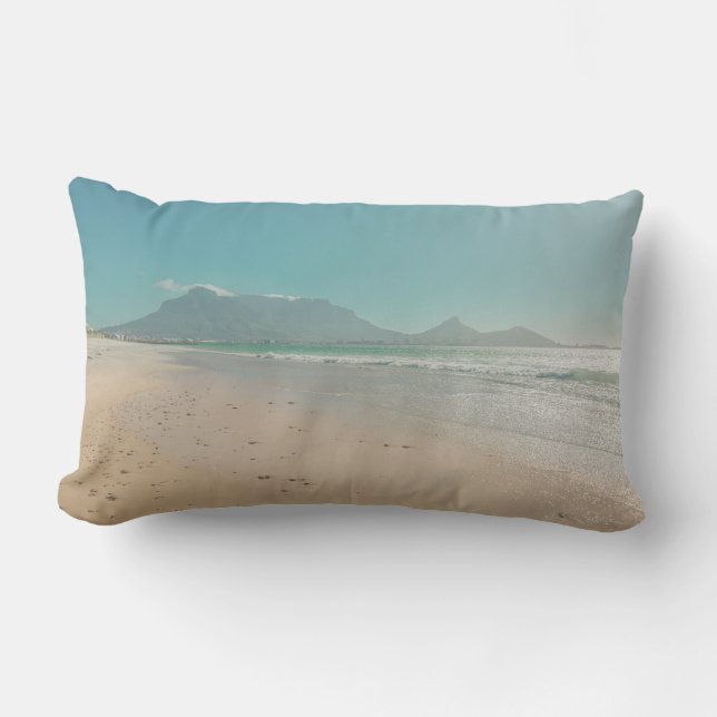 Table Mountain Cape Town Throw Pillow Cushion (Front)