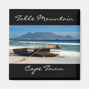 Table Mountain & fishing boats magnets