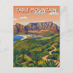 Table Mountain National Park South Africa Postcard