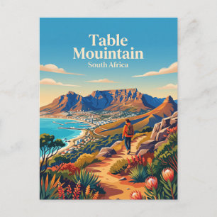 Table Mountain South Africa Postcard