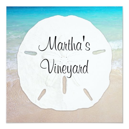 Table Name Sand Dollar Menu Seating Card