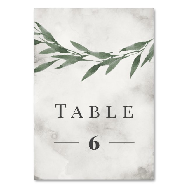 Table No. Classic RUSTIC Number (Back)