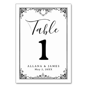 Table Number