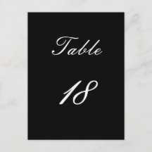 Table Number 18